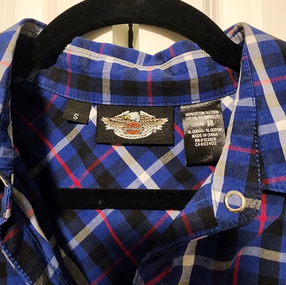 Harley Davidson button up womens size S - Picture 2 of 5